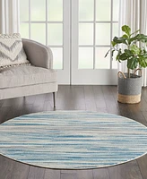 Nourison Home Jubilant JUB04 5'3"x5'3" Round Area Rug