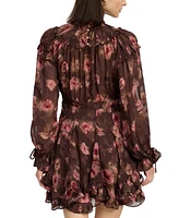 En Saison Women's Jordan Ruffled Mini Dress