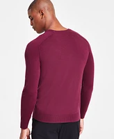 Alfani Men's Merino Raglan Sweater, Exclusively at Macy's