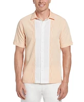 Cubavera Men's Classic-Fit Colorblocked Embroidered Button-Down Shirt