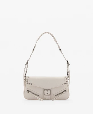 Mango Women's Buckle Detail Shoulder Bag