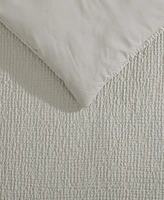 Vera Wang Puckered Texture 3-Pc. Comforter Set
