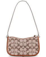 Coach Swinger Signature Jacquard Shoulder Bag