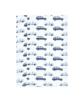 Hudson Baby Boys Cotton Flannel Burp Cloths -Pack, City Life