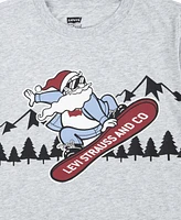 Levi's Big Boys Santa on The Slopes Tee