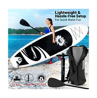 SereneLife Free Flow Stand-Up Paddle-Board (Sup), 11 ft.