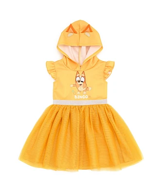 Bluey Toddler Girls Mesh Cosplay Dress