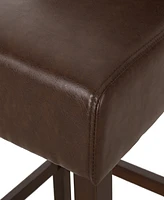 Streamdale Furniture Modern Barstool With Footrest For Comfort And Style