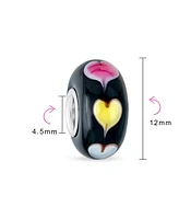 Bling Jewelry Heart Love Black