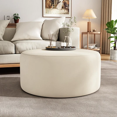 Plush Velvet Ottoman: Comfort, Elegance, and Style for Your Living Room