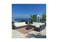 Streamdale Furniture Santa Cruz Outdoor 8-piece Sectional Set