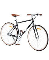 Simplie Fun Single Speed Retro style 700C Road Bike For men women's City