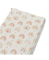 Crane Baby Infants Parker Quilted Rainbow Change Pad Cover