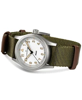 Hamilton Women's Swiss Khaki Field Green Textile Strap Watch 33mm