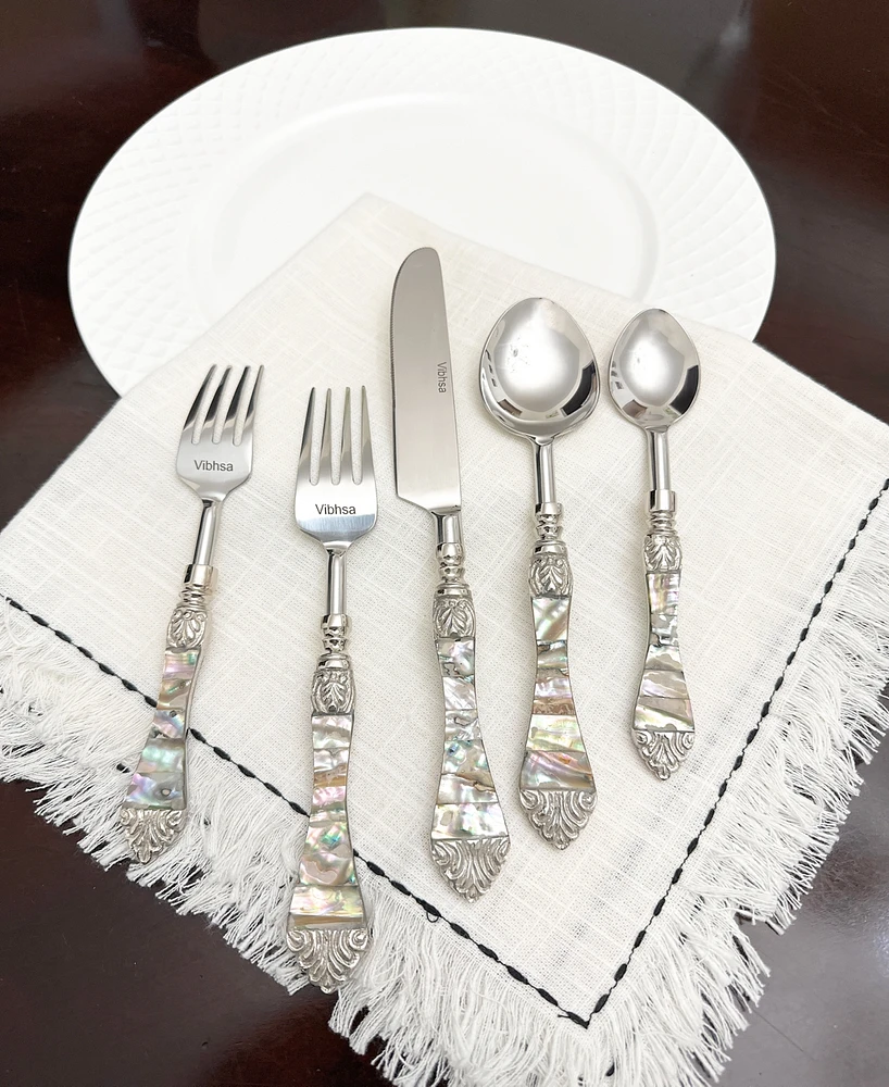 Vibhsa Cultured 20-Pc. Flatware Set, Serving for 4
