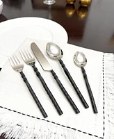 Vibhsa Rope 20-Pc. Flatware Set, Serving for 4
