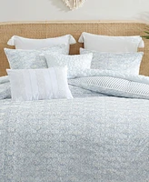 Peri Home Ikat Eyelet 3-Pc. Duvet Cover Set, Full/Queen