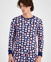 Family Pajamas Men's Valentine's Day Stamps Pajama Set, Exclusively at Macy's