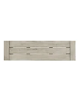 Valverde 3-Piece Gray Acacia Wood Picnic Dining Set