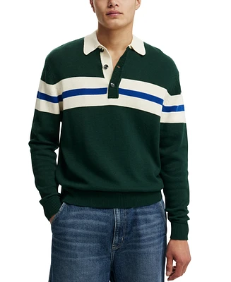 Cotton On Men's Rugby Knit Shirt