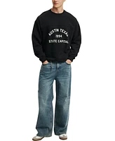 Cotton On Men's Box Fit Graphic Crew Sweatshirt