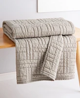 Levtex Melange Stitch Stitching Quilted Throw