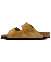 Birkenstock Men's Arizona Suede Leather Soft Footbed Sandals from Finish Line