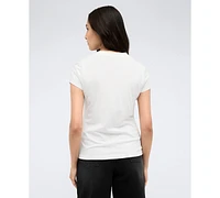 Kenneth Cole Women's Crew Neck Short Sleeve Graphic T-Shirt