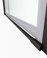 Streamdale Furniture 1 3/8" adjustment, universal pivot shower door, open outside, with 1/4" tempered glass