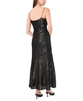 Parker Women's Metallic-Print Sleeveless Maxi Dress