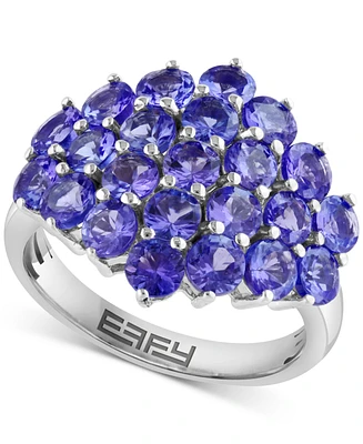 Effy Collection Tanzanite (3-1/4 ct. t.w.) Ring in Sterling Silver