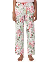 Hue Women's Butterferns Printed Drawstring Pajama Pants