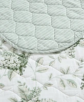 Laura Ashley Portland Floral Reversible -Pc. Quilt Set