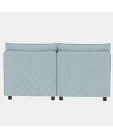 Simplie Fun Armless Seat for Modular Sectional Sofa, Convertible Sofa Seat With Storage, Sleeper Sectional Sofa Set