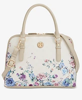 Giani Bernini Winter Floral Medium Dome Satchel, Created for Macy's