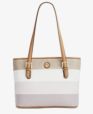 Giani Bernini Colorblock Large Tote, Created for Macy's