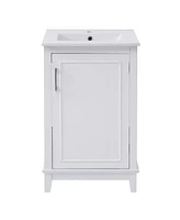 20" Vanity Cabinet with Basin and Soft-Close Door