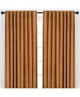 Chanasya Premium Solid Velvet Curtains - Classy and Drapes for Living Room or Bedroom 52" x 63" Navy, 2 Panels