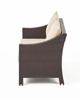 Streamdale Furniture Loveseat And Table Set