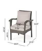 Simplie Fun Honolulu Grey Club Chair (2)