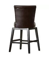 Streamdale Furniture 28-Inch Pu Leather Swivel Counter Stool