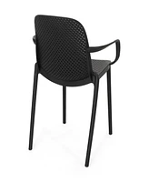 Streamdale Furniture Modern Outdoor Dining Chair Set: Durable, Stylish, And Comfortable