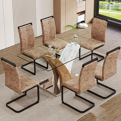 Streamdale Furniture Table and chair set.Modern dining table