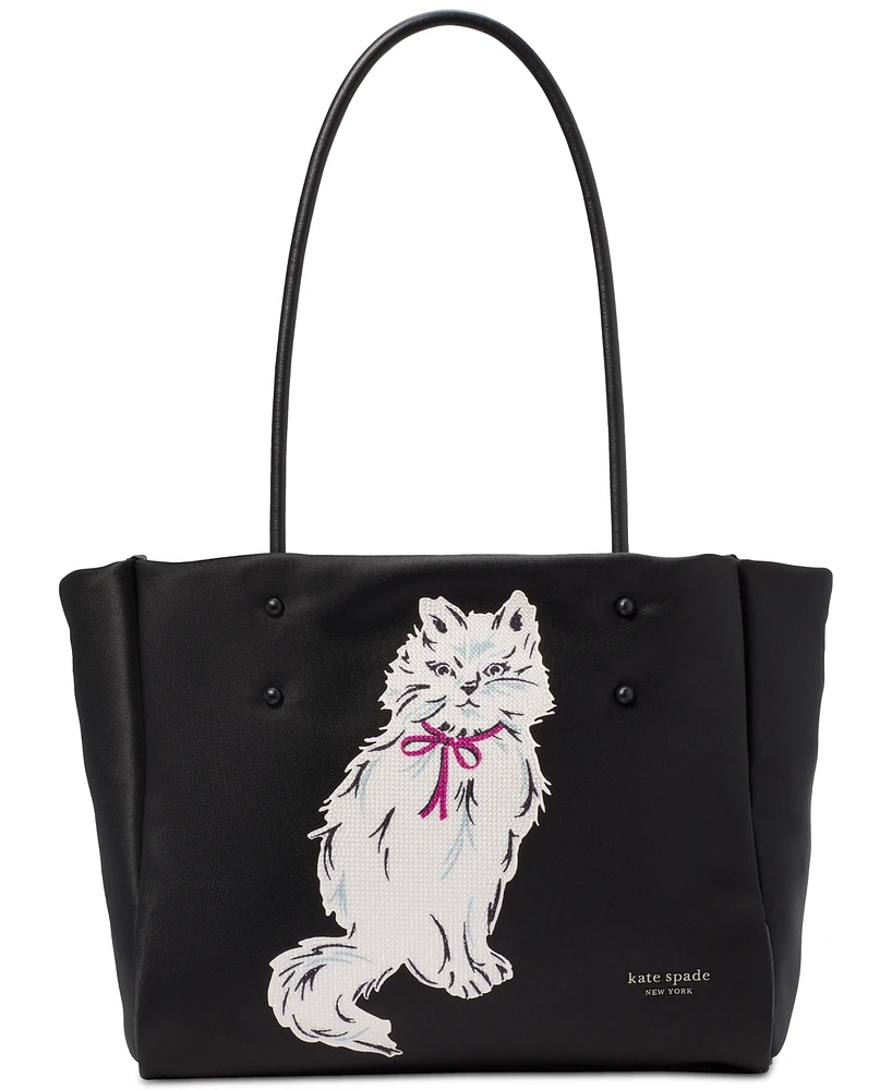 kate spade new york Whiskers Crystal Embellished Large Everything Tote