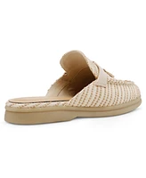 Anne Klein Women's Solay Slip On Linen Mules