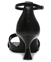 Anne Klein Women's Joss Square Toe Ankle Strap Dress Sandals