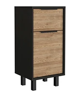 Depot E-Shop Egeo Z Nightstand, One Drawer, Cabinet, Four Legs