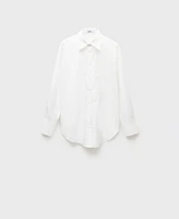 Mango Women's Oversize Poplin Shirt