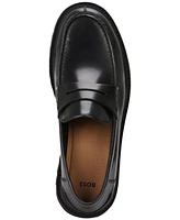 Boss by Hugo Men's Richayl Modern Lug Sole Penny Loafer