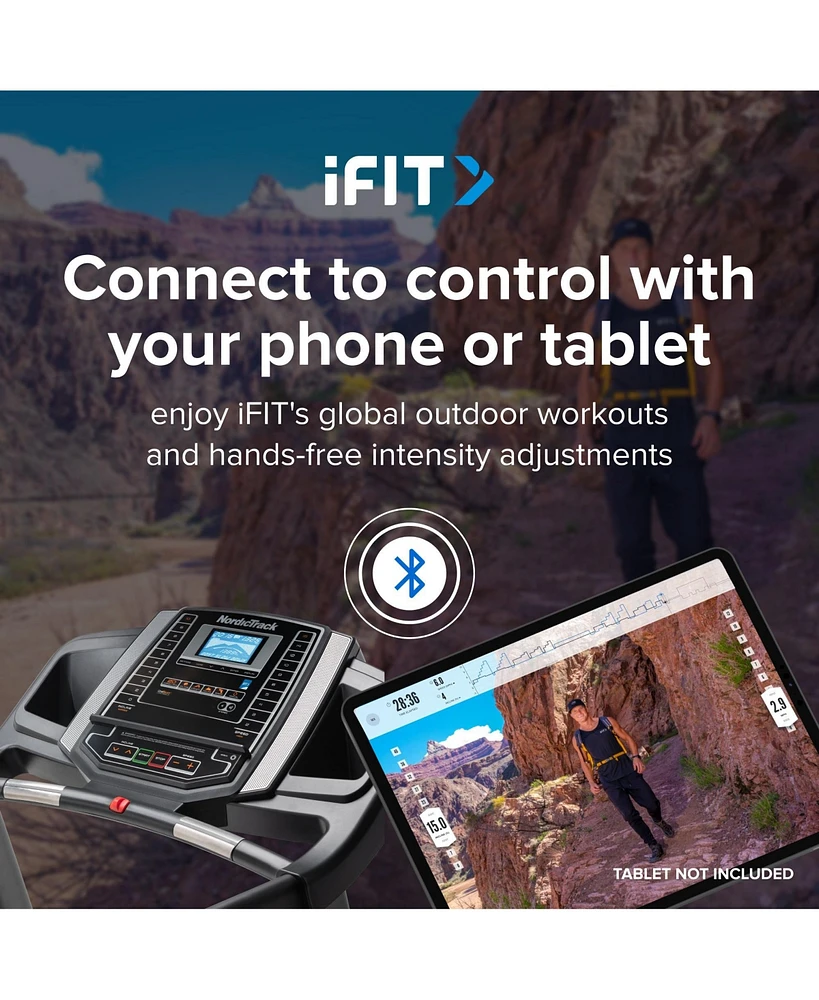 NordicTrack T 6.5 S Treadmill for Running and Walking with 5 inch Display and SpaceSaver Design